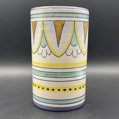 Buy Dip. A Mano Pottery Vase Hand Painted Made In Italy Signed By Artist • 18.20£