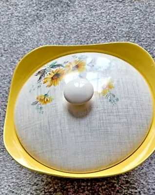 Buy J & G MEAKIN SOL 'Summertime' Yellow Bowl/ Tureen With Lid 391413. Vintage • 9.99£