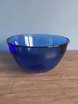 Buy Vintage Orrefors Blue Glass Bowl Dish Sven Palmqist ?? Modern Scandinavian • 10£