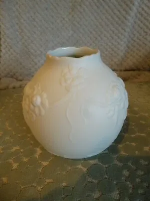 Buy Kaiser Pottery White Sphere Vase Model No 1347 Marked M Frey & West Germany • 15£