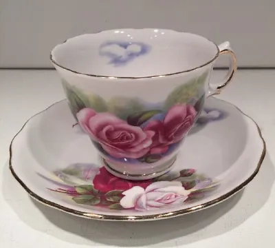 Buy Royal Osborne Bone China Tea Cup And Saucer Made In England • 15.17£