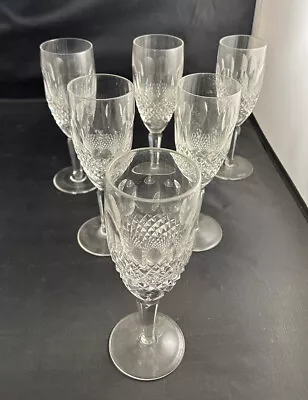 Buy Set Of 6 Waterford Crystal Colleen Champagne Tall Stem Fluted Glass 7-3/8  • 241.27£