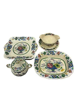 Buy Vintage 4 Unique Serving Pieces Mason Ironstone China Strathmore England Dinner • 72.05£