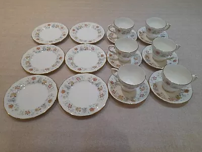 Buy Duchess Bone China Evelyn Cup's Saucers And Desert Plates • 21.99£