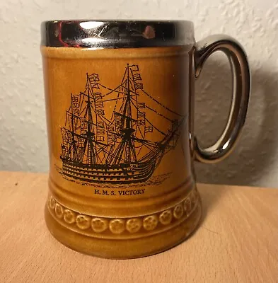 Buy H. M. S. Victory Lord Nelson Pottery Tankard • 20£