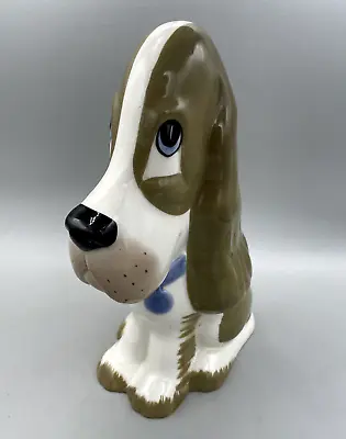 Buy Vintage Szeiler  Sad Sam  Bassett Dog  Bank Figurine Grey Ornament • 38£
