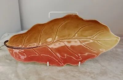 Buy Royal Winton - Autumn Leaf Ceramic Trinket Dish - Brown & Pink - 11 X 5  • 5.99£