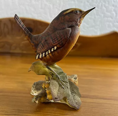 Buy Vintage Capodimonte - Wren - Italian Figurine Bird With  N  Crown • 25£