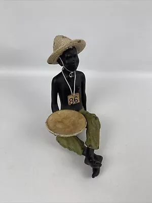 Buy Better & Best African Child Sitting Figurine With Cake Tray Black Africa M11 • 8.99£