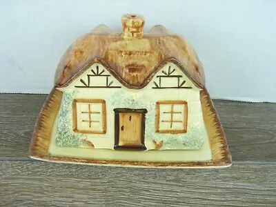 Buy Vtg Keele Street Pottery English Cottage Ware Covered Butter / Cheese Dish • 23.54£