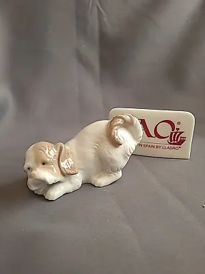Buy Nao Lladro Figurines Puppy At Play Mint Condition  Vintage 1981 • 18£