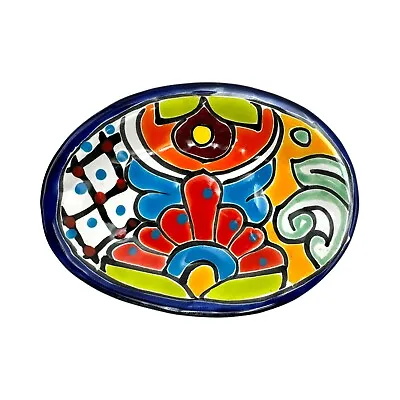 Buy Talavera Soap Holder Mexican Pottery Folk Art Multicolor Hand Painted Handmade • 24.01£
