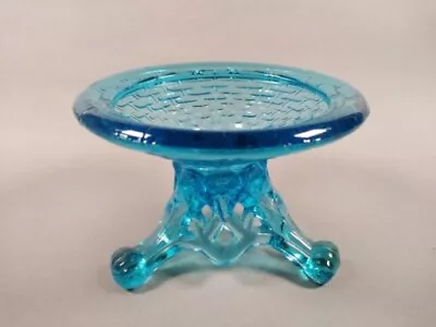 Buy Sowerby Victorian Blue Glass Footed Bowl ~ Marked • 12£