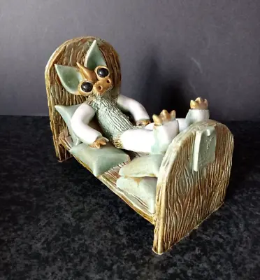 Buy (712) RARE Vintage Yare Designs Pottery Dragon In Hospital Bed Limbs In Plaster • 52£