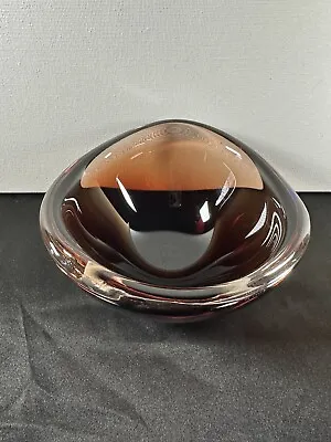 Buy Vintage Orrefors Swedish Glass Bowl Sven Palmqvist Red 3092 • 49.69£