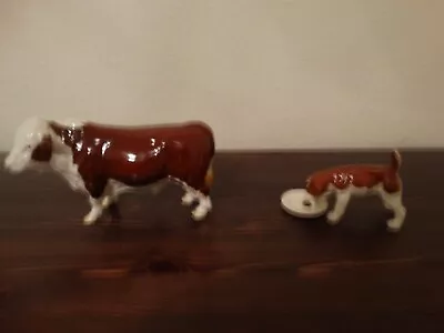 Buy 2 Different Animal Beswick Ornaments For Living Room • 35.95£