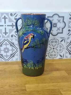Buy Vintage Torquay Pottery Parrot Vase • 22.49£