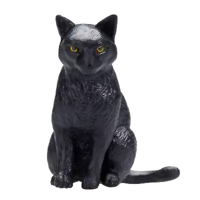 Buy .Mojo BLACK CAT SITTING Cute Pets Farm Models Toys Plastic Figures Animals • 6.95£