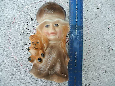 Buy *RARE* 1960's/70's. GIRL WITH TEDDY. KINGSTON POTTERY-HULL • 1.99£