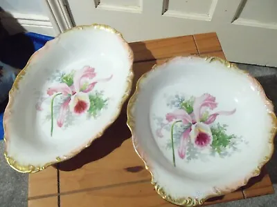 Buy 2 X Maling Handpainted Serving Bowls - Pattern A9540 - 1910/20's - Very Rare • 29.99£