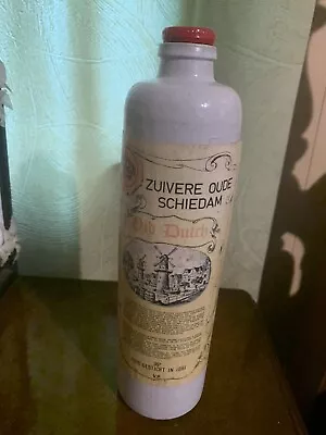 Buy Rare Vintage Stoneware Old Dutch Zuivere Oude Schiedam Bottle • 38.47£