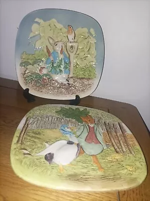 Buy Beswick Beatrix Potter Hand Painted Plates 19cm Approx 1st & 2nd Edition  • 25£