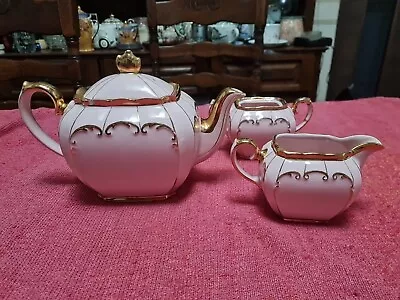 Buy Sadler 1922 Light Pink Teapot And Milk Jug  • 198£