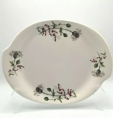 Buy Vintage American Limoges China Company Glamour THISTLE PATTERN Serving Platter • 27.46£