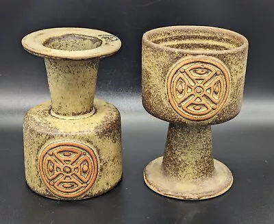Buy Collectable 1960s, Tremar Pottery, Cornish Stoneware Goblets  • 20£
