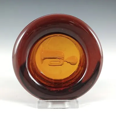 Buy Boda Swedish Amber Glass Horn Bowl By Erik Hoglund • 65£