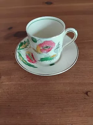 Buy Vintage Grindley Small Coffee Cup & Saucer Floral Pattern • 8£