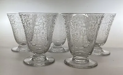 Buy Baccarat Michelangelo Crystal Sherry/Port Glasses X 5 Pre 1936 Unsigned • 320£