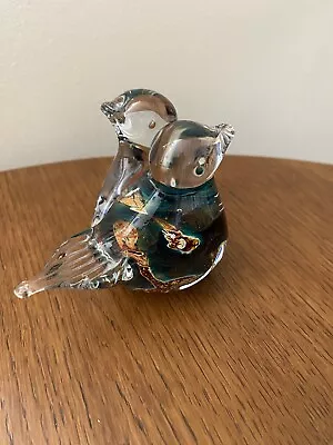 Buy Stunning MDINA Art Glass Love Birds Figurine Or Paperweight Excellent Condition • 7.99£