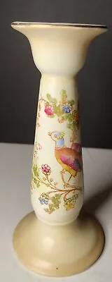 Buy Crown Ducal Ware Candlestick Bird Of Paradise Hand Painted Made In England • 12.30£