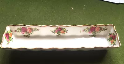 Buy Vintage Royal Albert Old Country Roses Mint Or Olive Tray • 12.95£