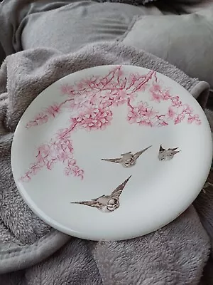 Buy Stoke Crescent China Plate Birds And Flower Design  George Jones And Sons • 10£