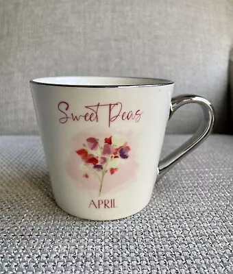 Buy Tesco Birth Flower Mug April Sweet Pea • 3.95£