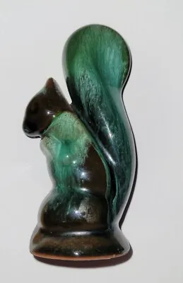 Buy Vintage BLUE MOUNTAIN Canada Pottery Green Drip SQUIRREL FIGURINE • 24.50£