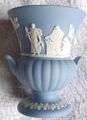 Buy Wedgwood Vintage Blue Jasperware Classical Small Urn/Vase • 2.99£