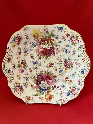Buy C 1920 Hammersley & Co Serving Plate,  English Chintz  Pattern #3257 Signed • 78.05£