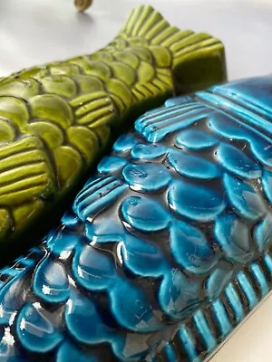 Buy FISH BLUE - Vintage Ceramic FIGURINE. • 39.97£
