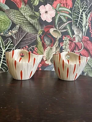 Buy A Pair Of Kensington Ware Vases ‘posy Art’ • 65£