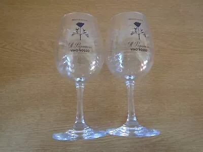 Buy Pair Of Dartington Crystal, IL Papavero, Vino Rosso, Wine Glasses. • 12£
