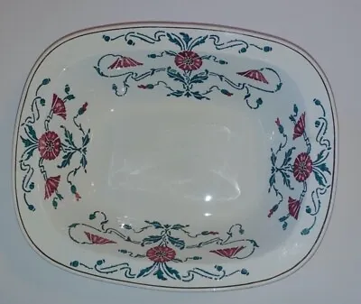 Buy Villeroy Boch Dresden Saxony Red Poppy Serving Bowl Dates Before 1909 Marked  • 40.80£