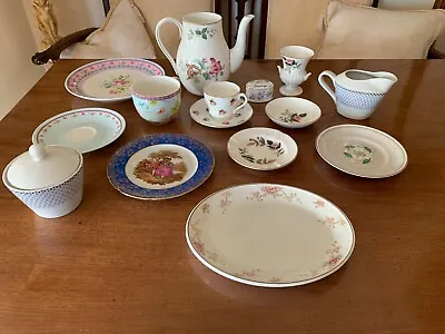 Buy Vintage Royal Adderley Bone China / Worcester / Floral Plate Dish Cups Etc • 19.99£