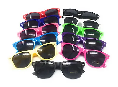 Buy KIDS Sunglasses Boys Girls Shades Black Childrens Classic Vintage Holiday UV400 • 2.99£