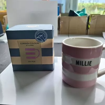 Buy Cornishware Cornish Colours 10oz Mug Pink Millie New • 16.99£