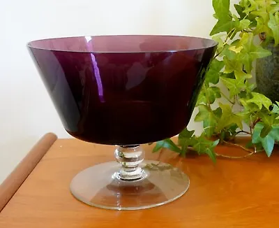 Buy Vintage 1960s Caithness Scottish Glass Heather Fruit Bowl - Domnhall O'Broin • 40£