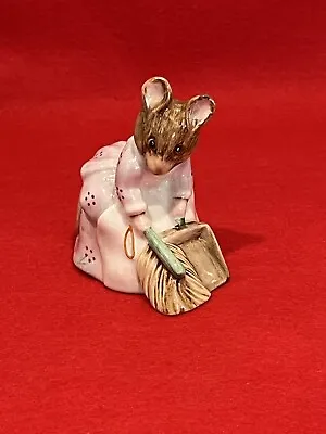 Buy Beatrix Potter Beswick Figurine Hunca Munca Sweeping Mouse Ornament Gift Present • 12.99£