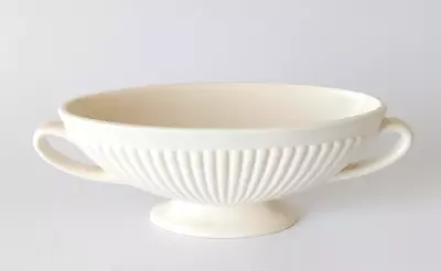 Buy Wedgwood ~ Creamware Mantle Vase~Ribbed- (TINY CHIP ON THE RIM) • 6.99£